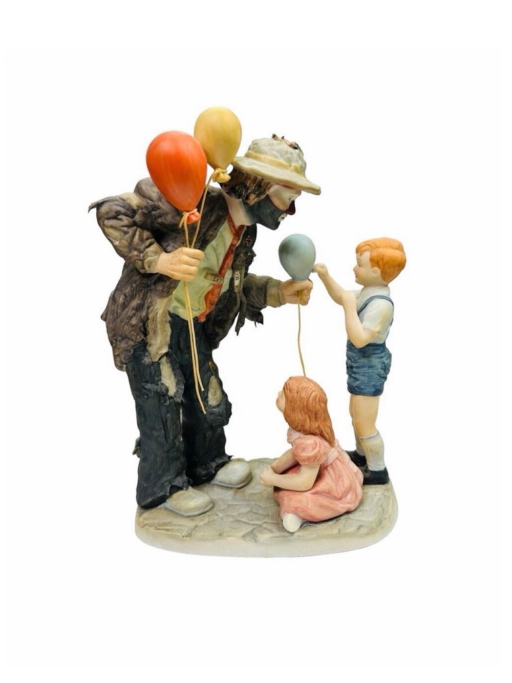 The Emmett Kelly Jr. Collection x Flambro Making New Friends Ltd Ed Figurine